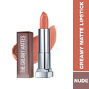 Maybelline New York Color Sensational Creamy Matte Lipstick, Lasts Up To 12H (3.9gm)