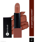 SUGAR Glide Peptide Serum Lipstick with Vitamin E | 1 Swipe Full Coverage (4.2gm)