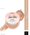Renee Cosmetics Lumi Glow Highlighting Compact - Medium Coverage With 3D Glow & Dewy Finish (9gm)