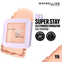 Maybelline New York Super Stay Flex Powder Foundation Compact-30H Full Cover-for Oily Skin (9gm)