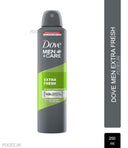Dove Deo Men+Care Extra Fresh Dry Spray Antiperspirant Deodorant (250ml)