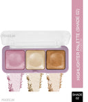 Hilary Rhoda Get Glow Highlighter Palette 3 Shades in 1 Palette (15gm)