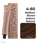 Schwarzkopf Professional Igora Royal Absolutes Permanent Anti-Age Color Creme (4-60 Medium Brown Auburn Natural)