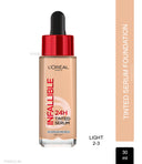 L’Oreal Paris Infallible 24H Tinted Serum Foundation, Lightweight, Dewy & Radiant (30ml)