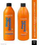 Matrix Mega Smooth Professional Shampoo For Frizzy Hair, For All Hair Types, Paraben-Free (1000m + 1000ml)