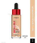 L’Oreal Paris Infallible 24H Tinted Serum Foundation, Lightweight, Dewy & Radiant (30ml)
