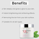 O3+ D -TAN Face Pack for Tan Removal & Glowing Skin - Detan Mask for All Skin Types (300gm)