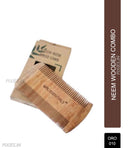 OROSSENTIALS Oil Treated Kacchi Neem Handmade Wooden Lice Comb (ORO-010)