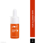 Plum Mandarin & 15% Vitamin C Glow Face Serum Dermat Tested To Fight Dark Spots Pigmentation & Dull Skin