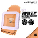 Maybelline New York Super Stay Flex Powder Foundation Compact-30H Full Cover-for Oily Skin (9gm)