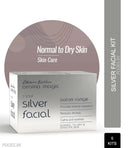 Aroma Magic 7 Step Silver Facial Kit Salon Range (Normal To Dry & Sensitive Skin) (35gm+10ml)