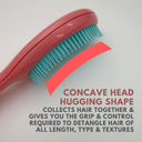 Alan Truman DT-01 Detangling Brush - Grey Pink (1Pcs)