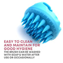 Alan Truman Scalp SOS - Scalp Massage & Shampoo Brush - Blue (1Pc)