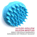 Buy Alan Truman Scalp SOS - Scalp Massage & Shampoo Brush - Blue (1Pc) Online in India