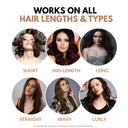 Alan Truman The Blow Brush - Gray & Gold Ceramic - (1PC)