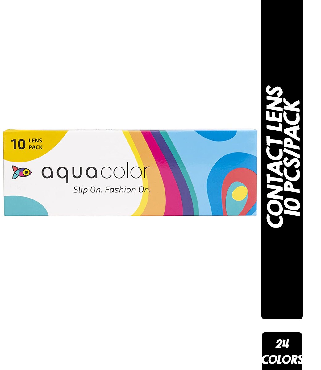 Buy Aquacolor Daily Disposable Soft Colored Contact Lenses Zero Power ...