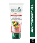 Biotique Fruit Brightening Face Wash 100% Pure & Natural (4 Size)