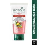 Biotique Fruit Brightening Face Wash 100% Pure & Natural (4 Size)