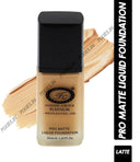 Fashion Colour Pro Matte Liquid Foundation With Full Coverage - (Latte) (30ml)