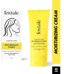 FoxTale Comfort Zone Moisturizer|With Squalene&Vitamin B5|Intense 72Hr Deep Moisturization|Softens Rough Patches On Elbow,Knee&Neck|Works On Xerosis And Flaky SkinSensitive Skin|Men&Women - 50 Ml