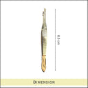 Shop Hair Line Professional Slant Tip Stainless Steel Hair Threading and Removal Tweezer for Eyebrow Upper Lip Hair Remover (HNC021) Online in India Chennai Tamil Nadu / Review