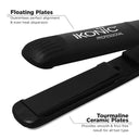 Ikonic Professional Straightener Glam - Tourmaline Ceramic Floating Plates (1Pc)