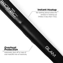 Ikonic Professional Straightener Glam - Tourmaline Ceramic Floating Plates (1Pc)