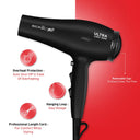 Buy Ikonic Me Ultralight 2000 Hair Dryer - Black (850gm) Online in India