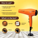 Buy Ikonic Me Ultralight 2000 Hair Dryer - Orange (1pc) Online in India