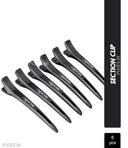 Ikonic Professional Carbon Section Clips (6 Pcs)