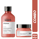 Buy L'Oreal Professionnel Serie Expert Inforcer Strengthening Shampoo 300ml & Hair Mask 250gm Combo Online in India