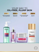 L'Oreal Paris Revitalift Hyaluronic Acid Oil Control Replumping Cleansing Gel (120ml)