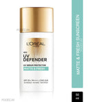 L'Oreal Paris UV Defender Serum Protector Sunscreen With SPF 50+ PA++++ (50ml)