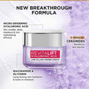 Shop LOreal Paris Hyaluronic Acid Line Filling Water Cream Repiumps For -38% Fine Lines (15ml) Online in India Chennai Tamil Nadu / Review