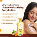 Mamaearth Ubtan Body Lotion with Turmeric & Saffron for Glowing Skin (400ml)