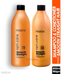 Shop Matrix opti care Smooth Straight Professional Ultra Smoothing Shampoo & Conditioner (1000m) lShea Butter Online in India Chennai Tamil Nadu Review