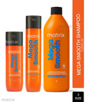 Buy Matrix Mega Smooth Shampoo for Frizzy, Dry Unmanageable Hair, Defy Frizz for 4 Days Online in India
