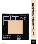 Maybelline New York Fit Me Matte + Poreless Pressed Powder, Lightweight (8.5gms)