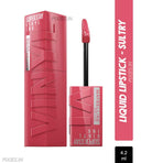 Maybelline New York Super Stay Vinyl Ink Liquid Lipstick, Instant Shine Lasts Up To 16Hrs (4.2ml)