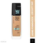Maybelline New York Fit Me Matte+Poreless 16H Oil Control Foundation With SPF 22 PA++ (30ml)
