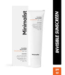 Buy Minimalist Invisible Sunscreen SPF 40+ PA +++ Lightweight Water Resistant Formula With Squalane (50ml) Online in India