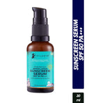 Pilgrim White lotus SUNSCREEN SERUM SPF 30 PA+++ for women & men with Hyaluronic acid & CICA | Oil & silicon free, Broad spectrum, Non-greasy, No white cast | Korean skin care | All skin types | 30 ml