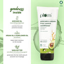 Buy Plum Avocado & Argan Oil Conditioner For Dry & Frizzy Hair With Shea Butter (175ml) Online in India