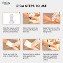 Rica White Chocolate Liposoluable Wax Refill For Dry Skin With Glyceryl Rosinate & Natural Beeswax (100ml)