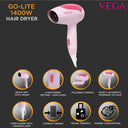 Buy VEGA Go Lite 1400 Foldable Hair Dryer with 1400w Quick Dry