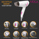 Buy VEGA Go Style Foldable Hair Dryer With Heat & Cool Setting (VHDH-18)