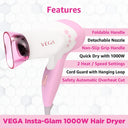 Buy VEGA Insta Glam-1000 Hair Dryer (VHDH-20) Online in India