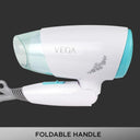 VEGA Insta-Look 1400Watts Hair Dryer VHDH-23 (White+Blue)