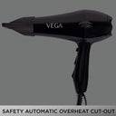VEGA Pro-Touch 1800-2000 Watts VHDP-02 Hair Dryer - Black