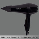 VEGA Pro-Touch 1800-2000 Watts VHDP-02 Hair Dryer - Black